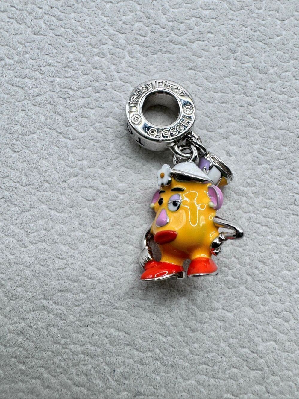 Disney Pixar Toy Story Hasbro 925 Sterling Silver Mrs Potato Head Charm OS